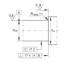 角接觸球軸承單元 ZKLFA1263-2Z, 雙向，螺釘安裝，兩側(cè)間隙密封