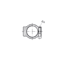 液壓桿端軸承 GIHRK70-DO, 根據(jù) DIN ISO 12 240-4 標(biāo)準(zhǔn)，帶右旋螺紋夾緊裝置，需維護(hù)